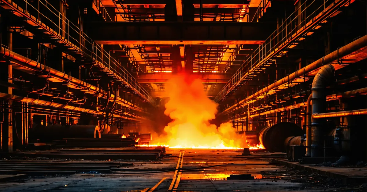Load curve chart showing electric arc furnace energy profile with idle and active zones