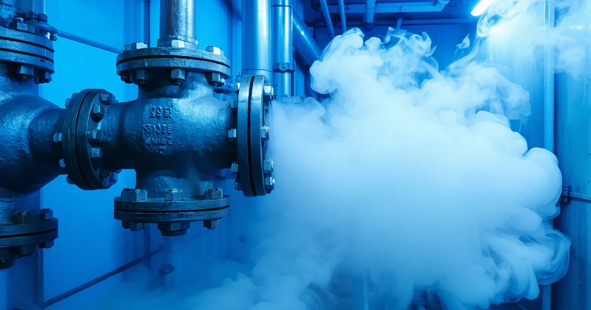 Steam trap installation at a process plant with thermal sensor