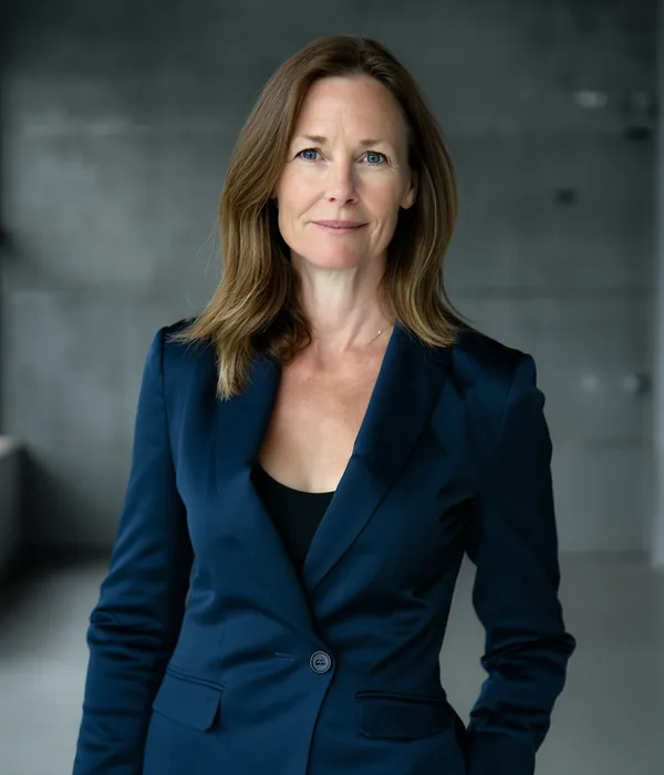 Astrid Lindqvist, CEO and founder of GridPulsr, at the Stockholm office